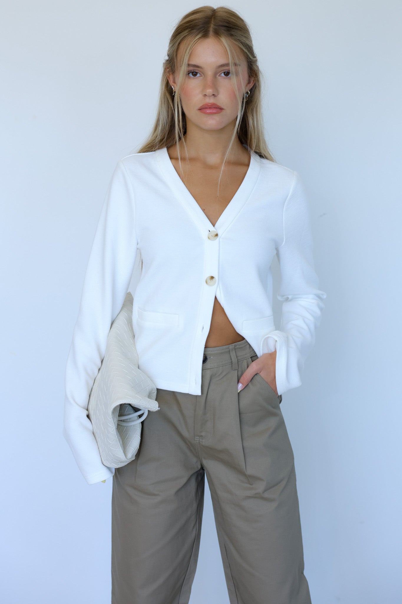 מכנסי צ׳ינו - ירוק חאקי