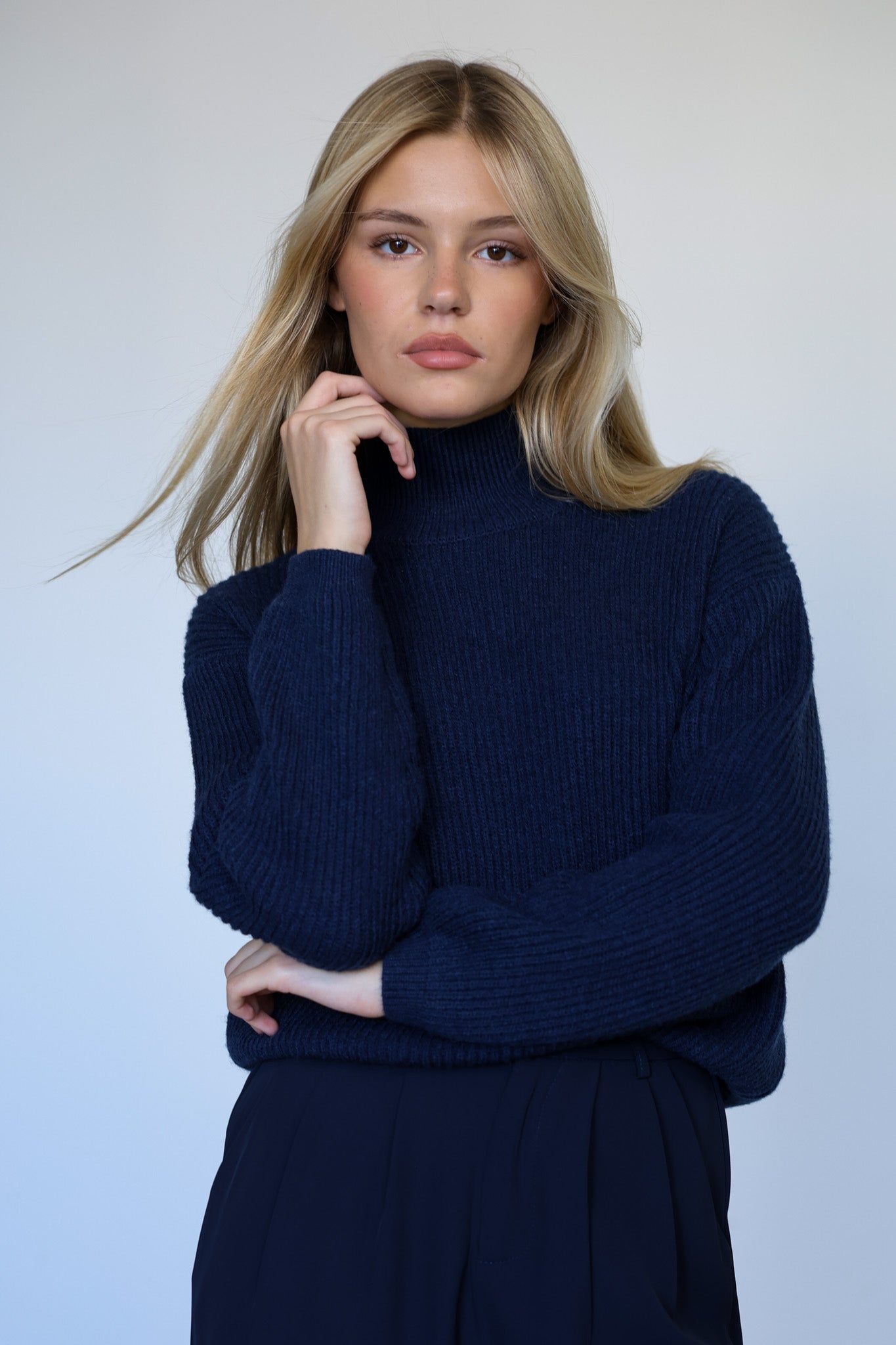 סריג גולף ראיין - כחול נייבי