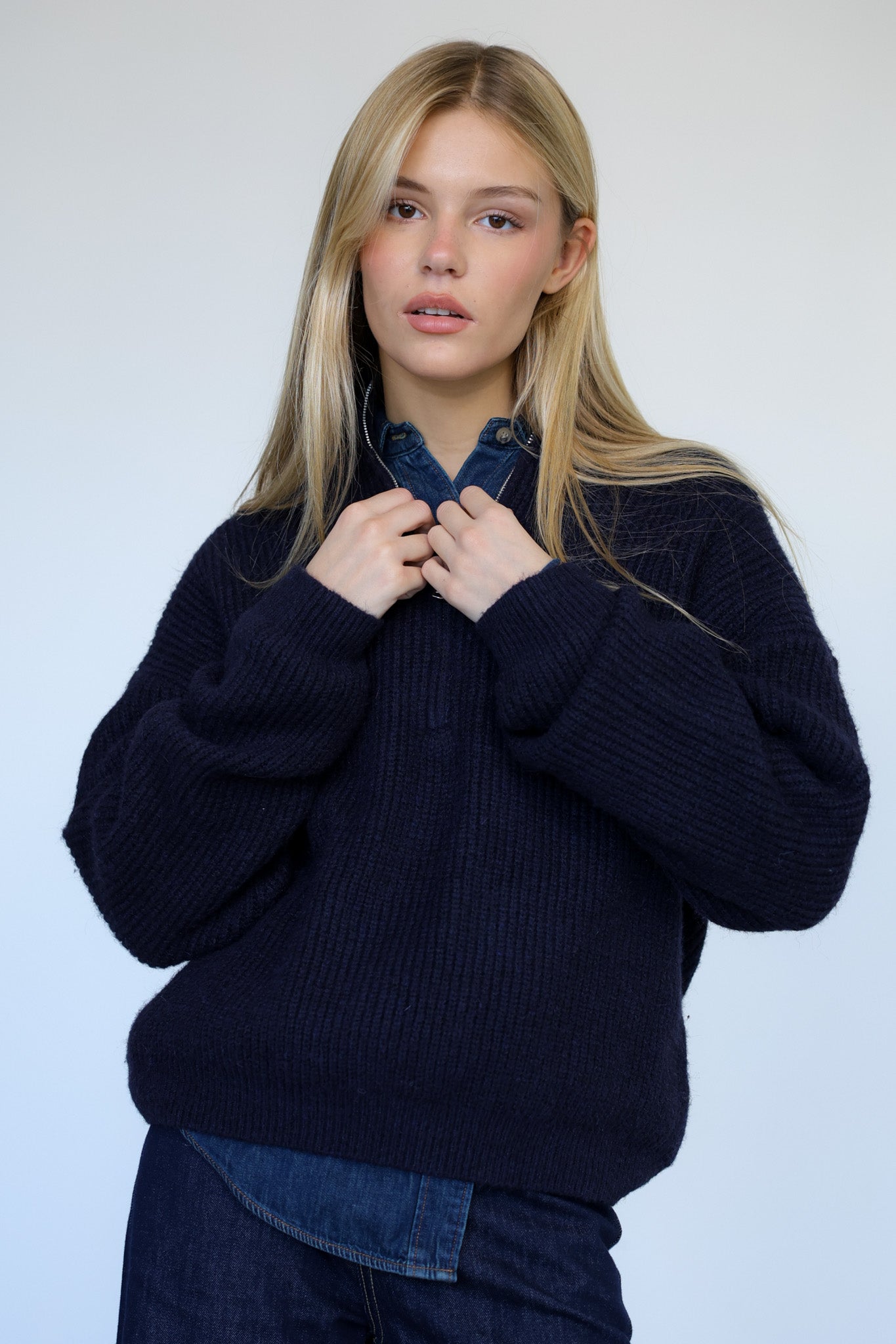 סריג דניאל - כחול נייבי