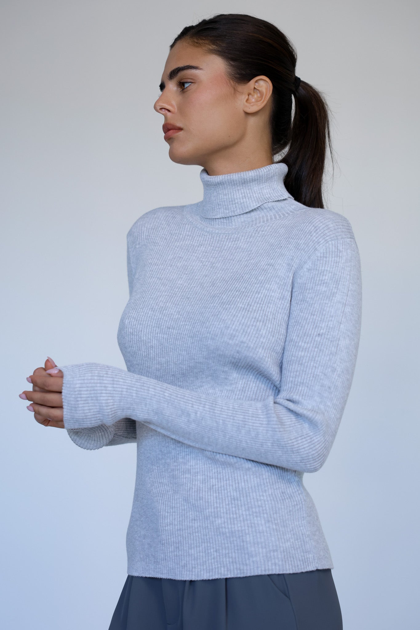 סריג גולף בלוסום - הת׳ר גריי