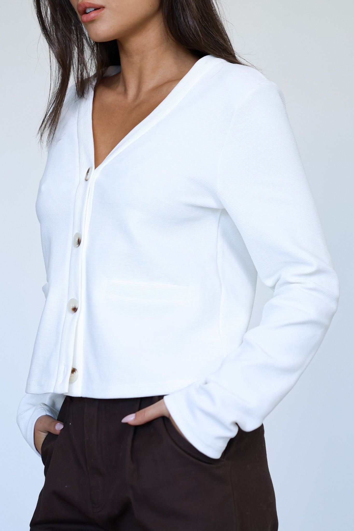 קרדיגן אייריס - לבן