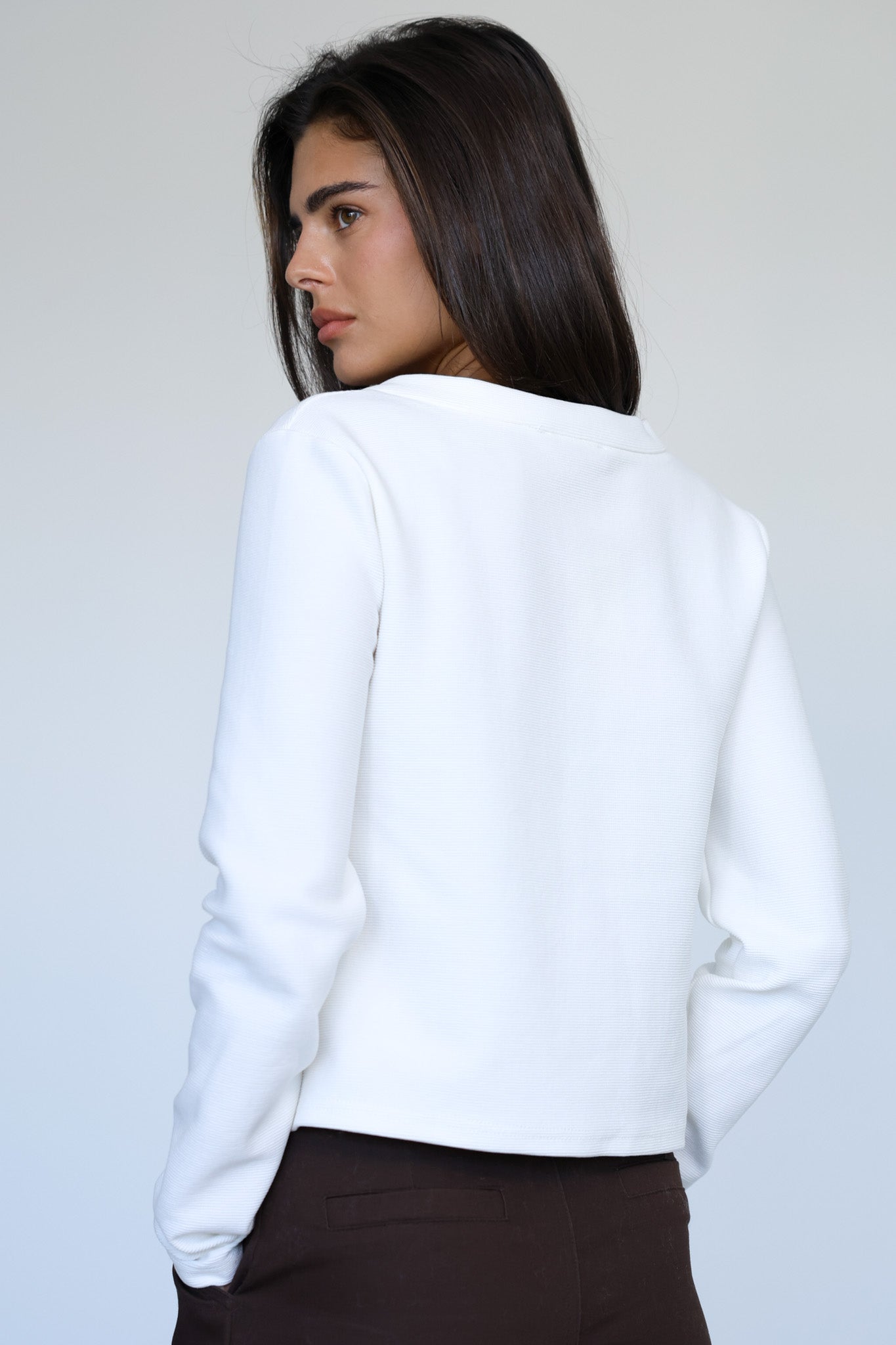 קרדיגן אייריס - לבן