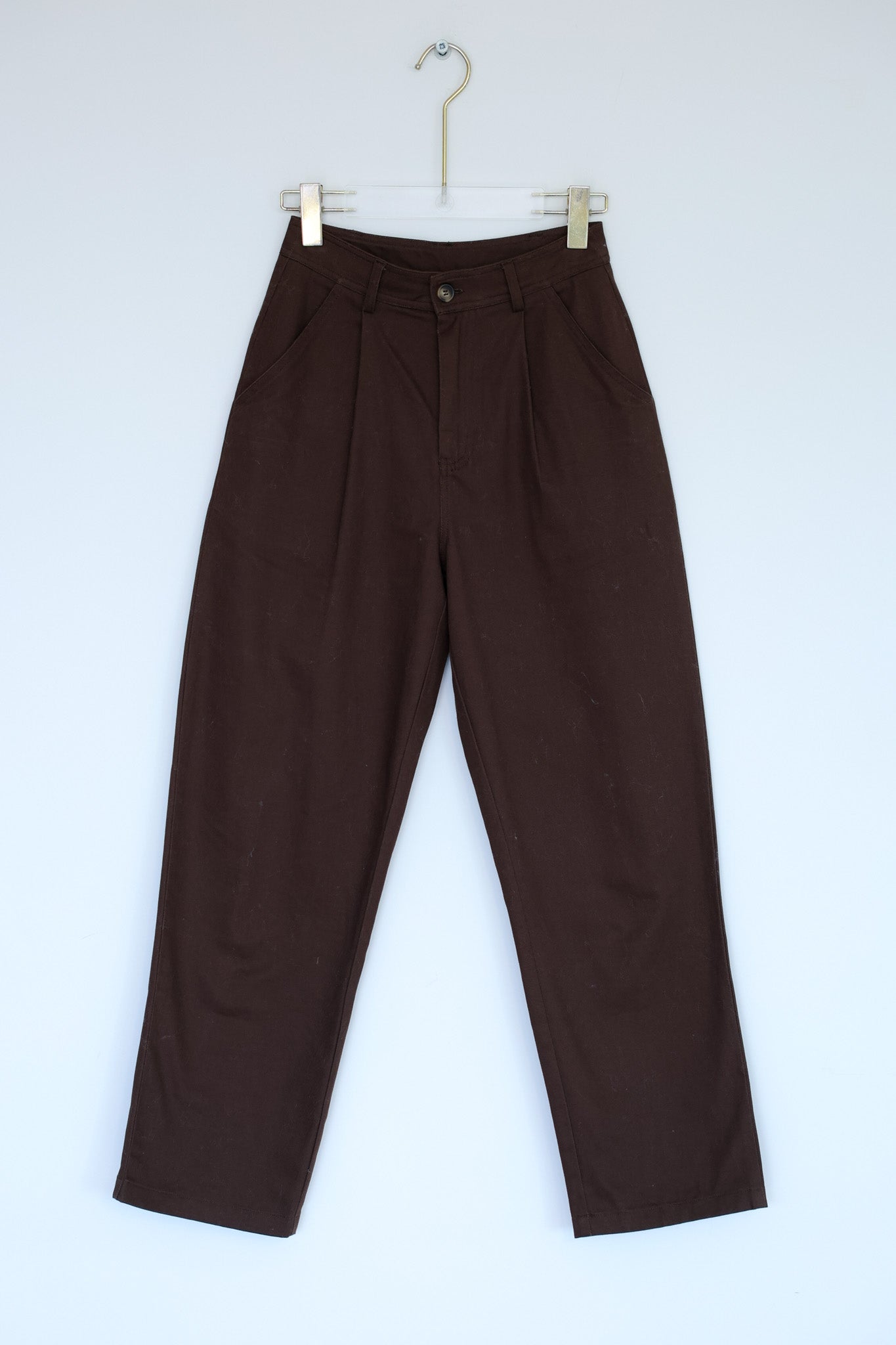 מכנסי צ׳ינו - חום שוקולד