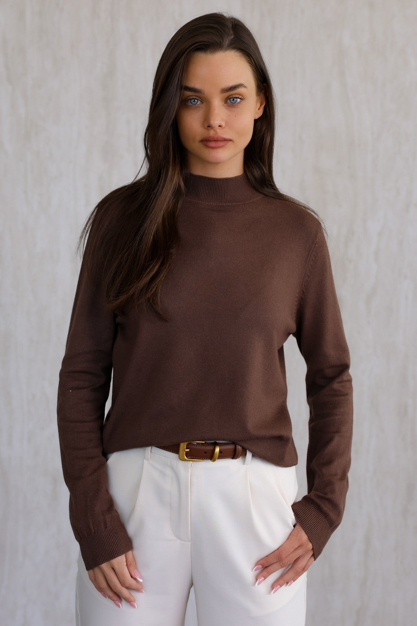 סריג לוסי ליין - חום