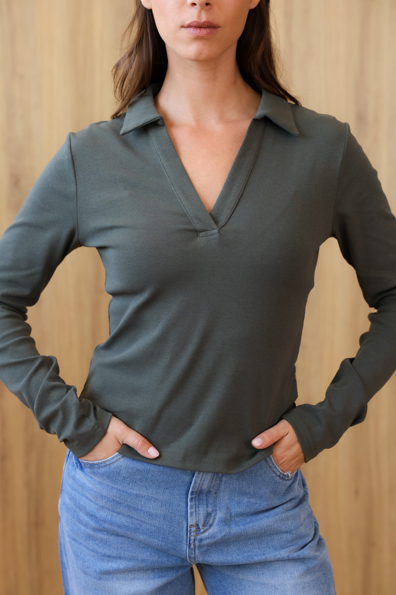 חולצת היילנד - ירוקה