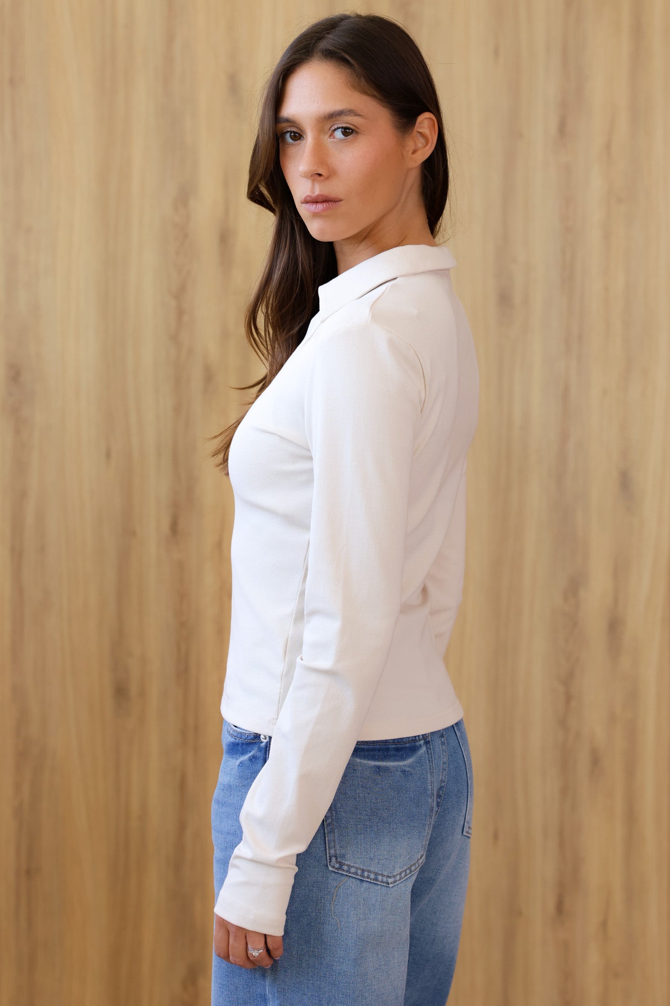 חולצת היילנד - בז׳